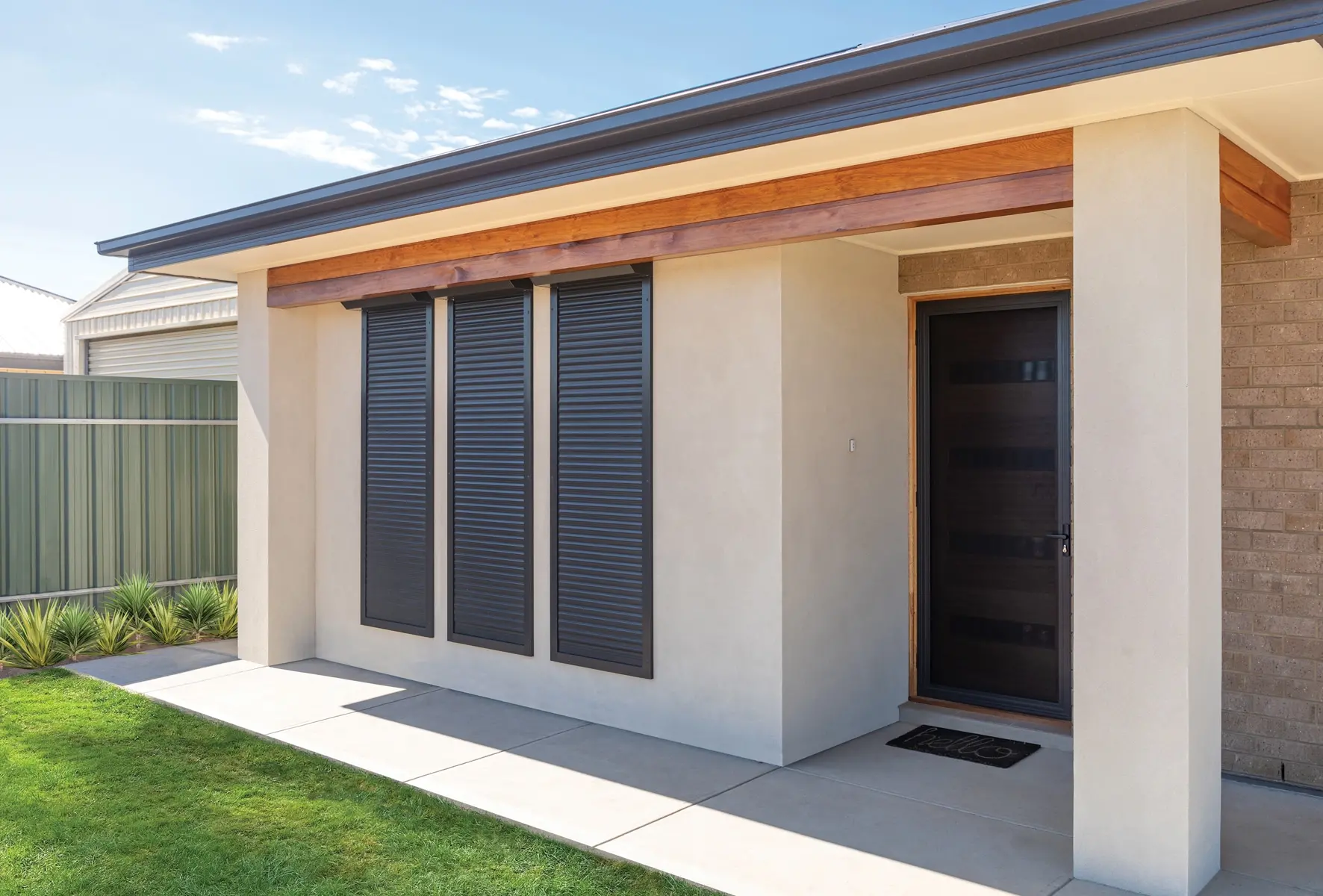 roller shutters double line